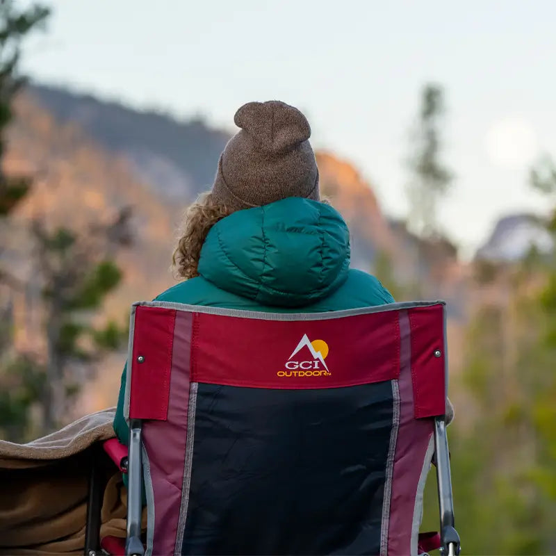 Patented Spring-Action Freestyle Rocker - Choice 711 - Freestyle Rocker Portable Outdoor Folding Chair Detail