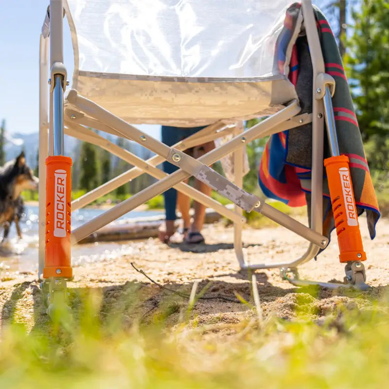 Smooth Motion Freestyle Rocker Elite - Choice 460 - Patented Spring-Action Rocking Chair for Camping Detail
