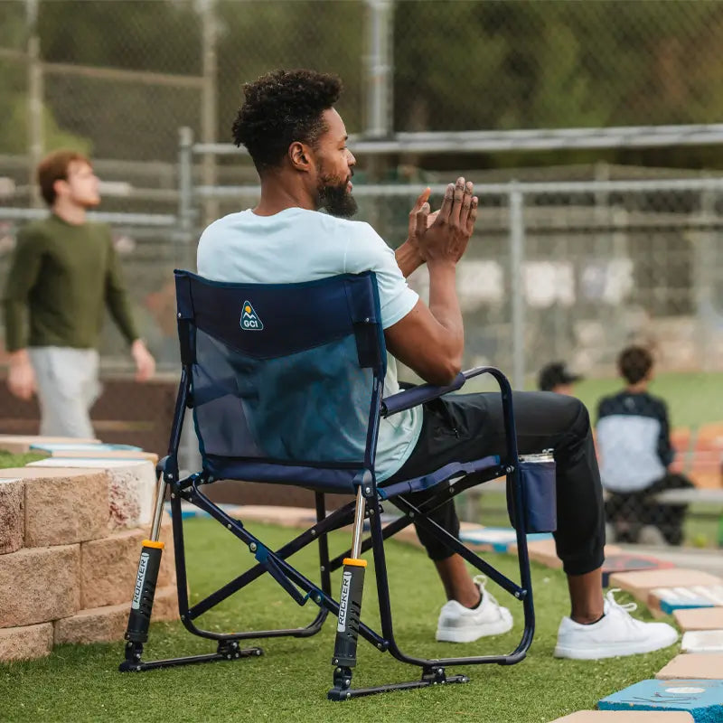 Smooth Motion Freestyle Rocker Elite - Choice 460 - Patented Spring-Action Rocking Chair for Camping Detail