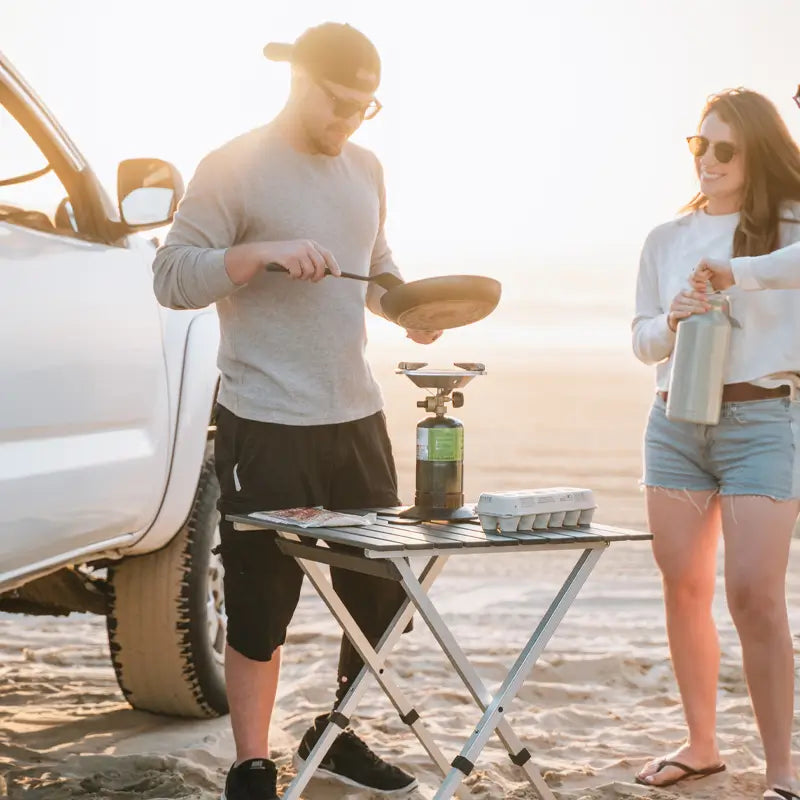 Heavy-Duty Grilling Compact Camp Table 25 - Choice 214 - Portable Camping Table with Heat-Resistant Countertop Detail