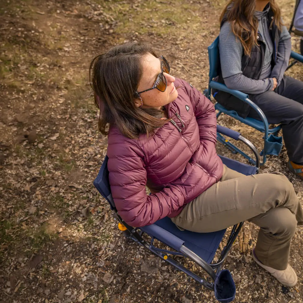 Luxury Camp Grab & Go Rocker - Choice 551 - RoadTrip Rocker Smooth Motion Camp Chair Detail