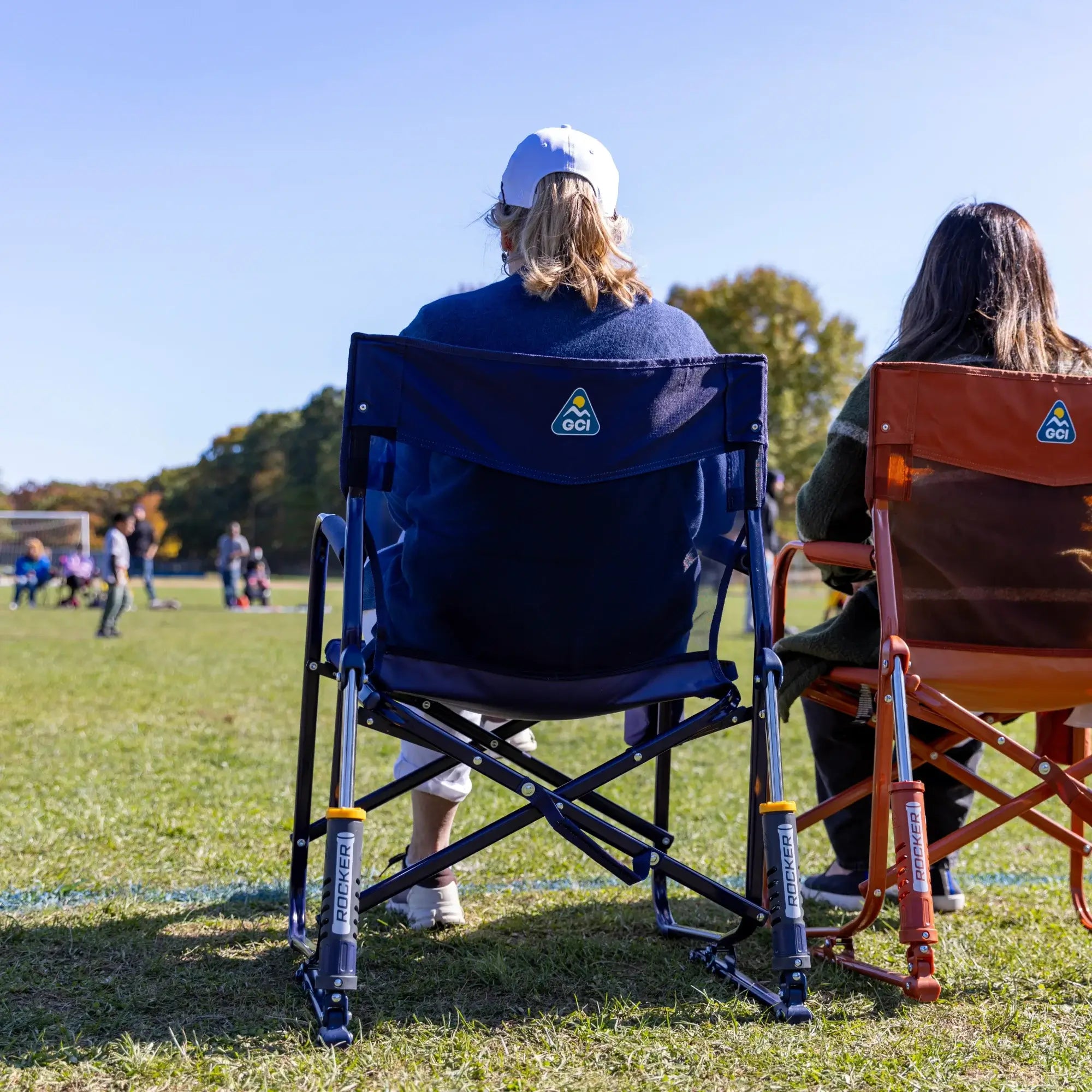 Smooth Motion Freestyle Rocker Elite - Choice 460 - Patented Spring-Action Rocking Chair for Camping Detail