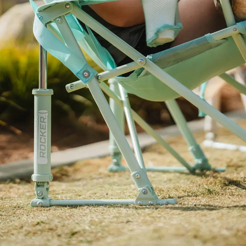 Smooth Motion Kickback Rocker - Choice 345 - Freestyle Rocker Portable Outdoor Folding Chair Detail