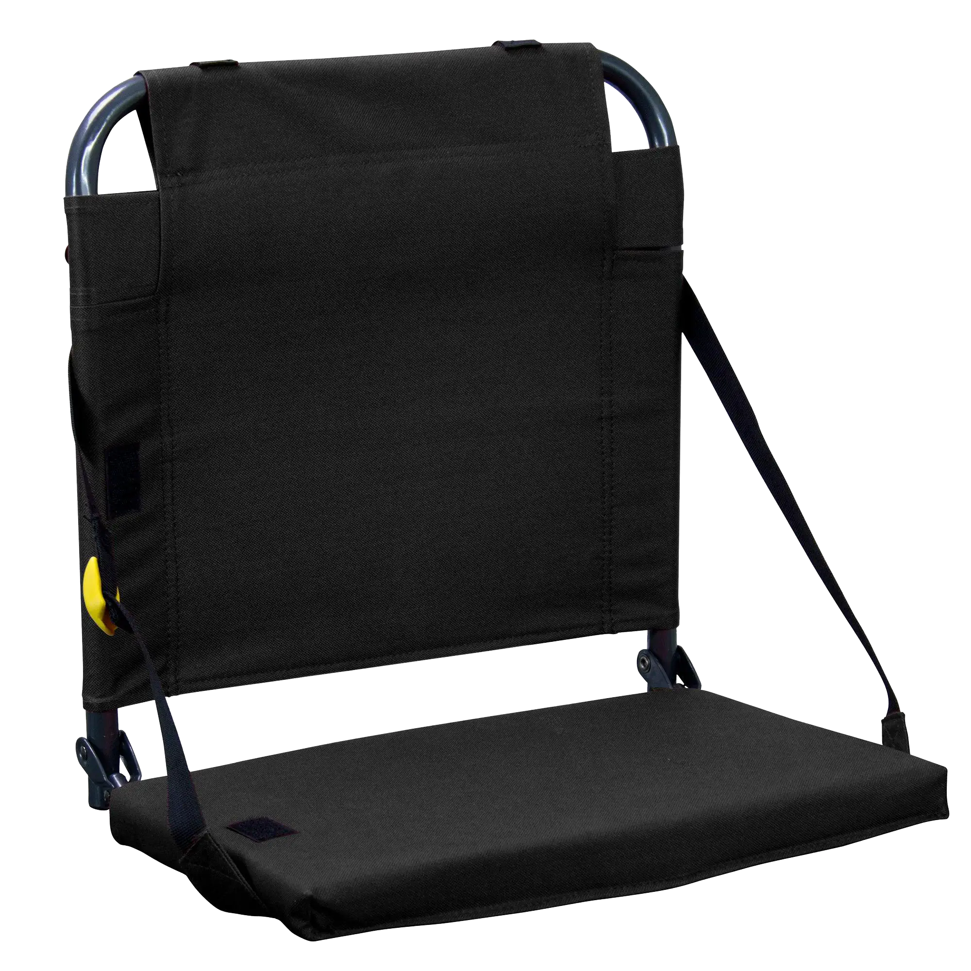 Ergonomic Back-Support BleacherBack - Choice 696 - Ergonomic Portable Stadium Seat for Sports Events - Black