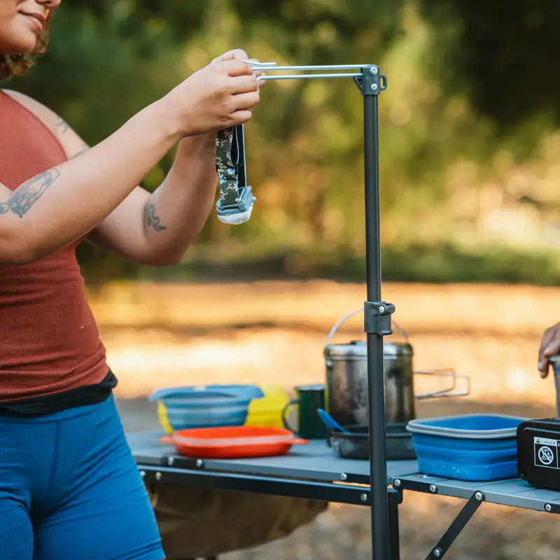 Portable Culinary Master Cook Station - Choice 171 - Multi-Purpose Outdoor Culinary Cooking Set Detail