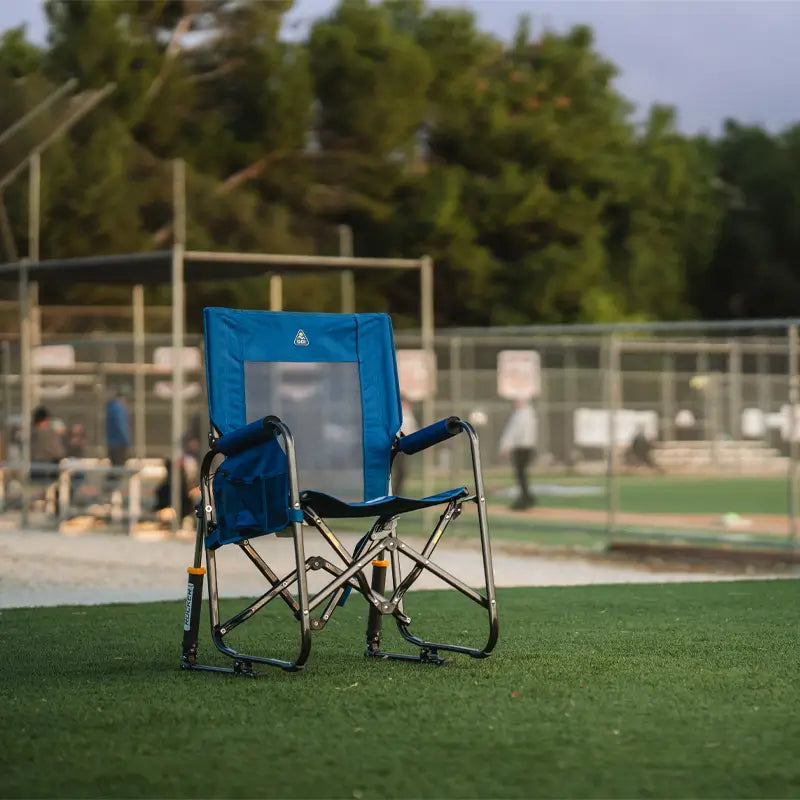 Smooth Motion Stowaway Rocker - Choice 794 - Patented Spring-Action Rocking Chair for Camping Detail