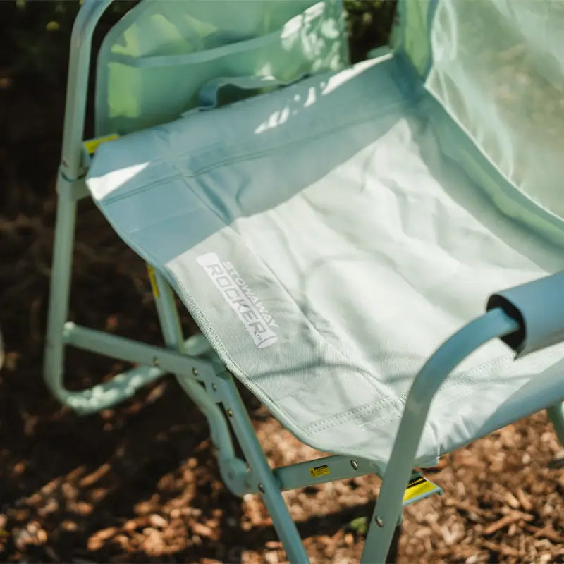 Smooth Motion Stowaway Rocker - Choice 794 - Patented Spring-Action Rocking Chair for Camping Detail