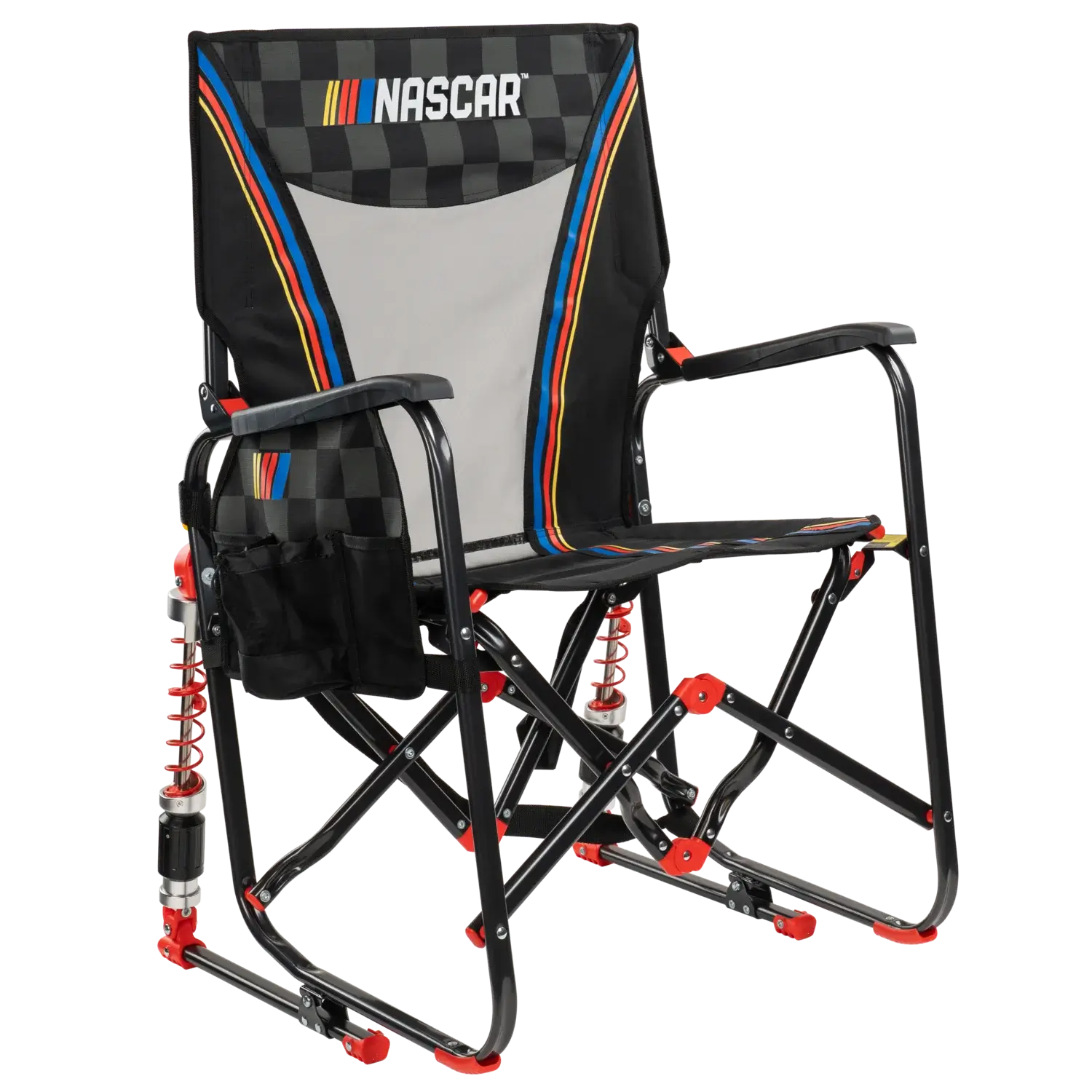 Smooth Motion Adjustable Rocker - NASCAR - Choice 899 - Heavy-Duty Kickback Rocker with Beverage Holder - Default Title