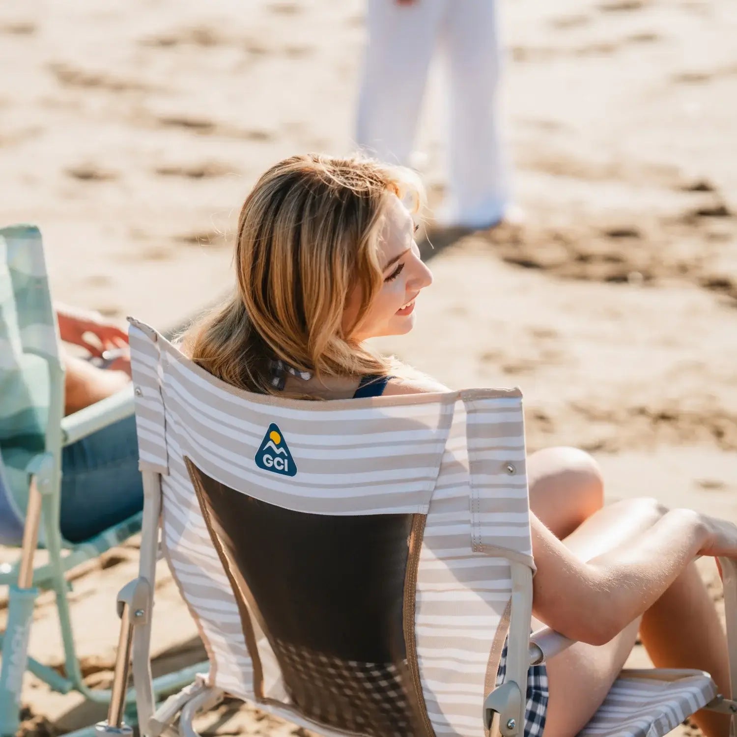 Heavy-Duty Freestyle Beach Rocker - Choice 712 - Freestyle Rocker Portable Outdoor Folding Chair Detail