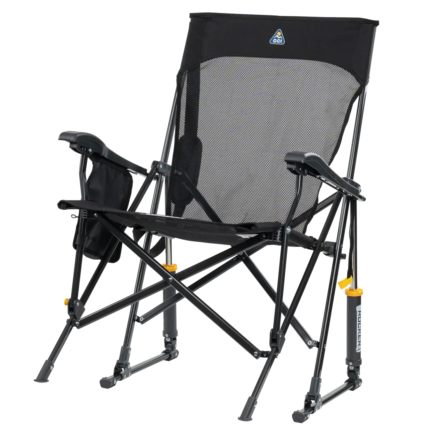 Luxury Camp BreezeRocker - Choice 504 - RoadTrip Rocker Smooth Motion Camp Chair Detail