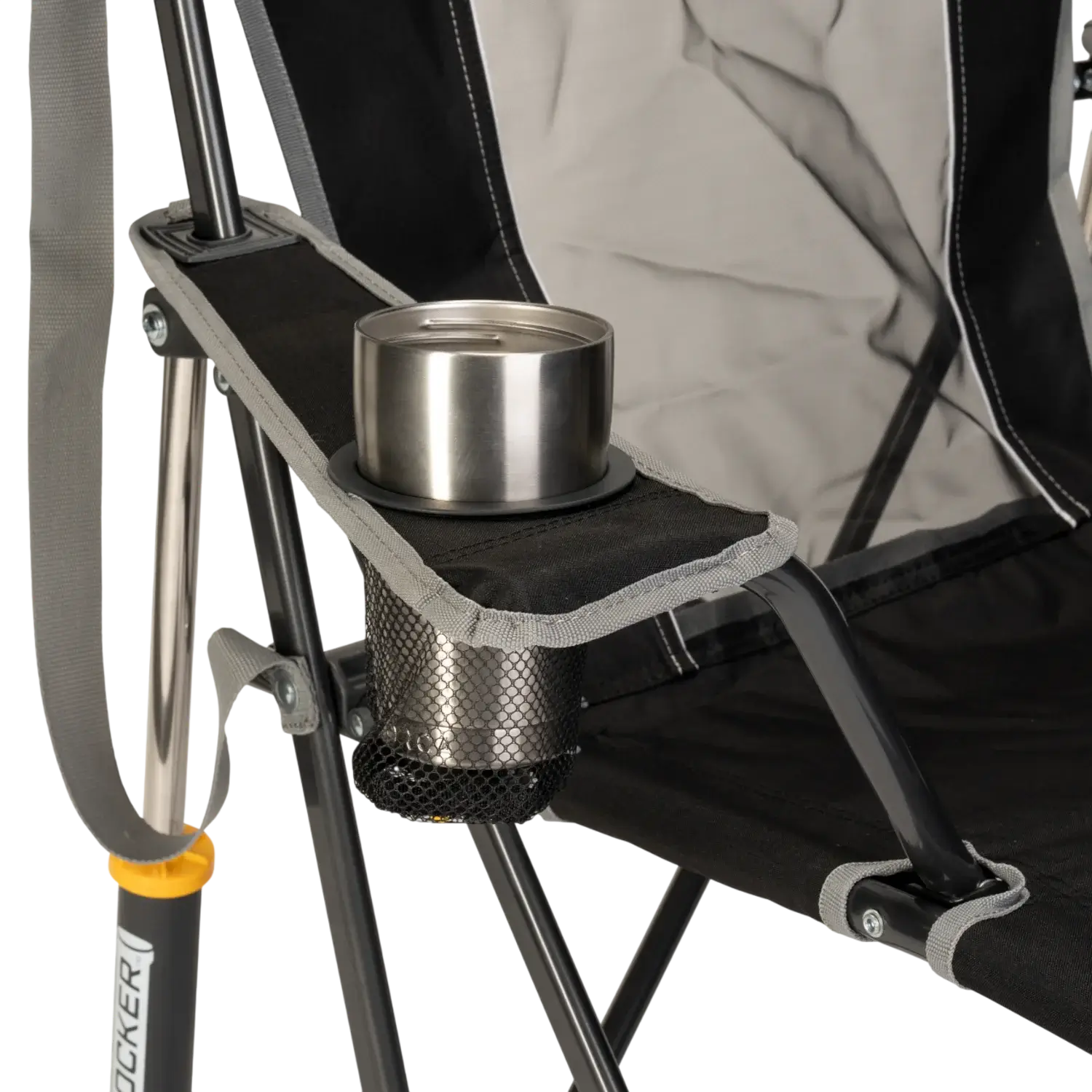 Premium All-Weather Comfort Pro Rocker - Choice 375 - RoadTrip Rocker Smooth Motion Camp Chair Detail