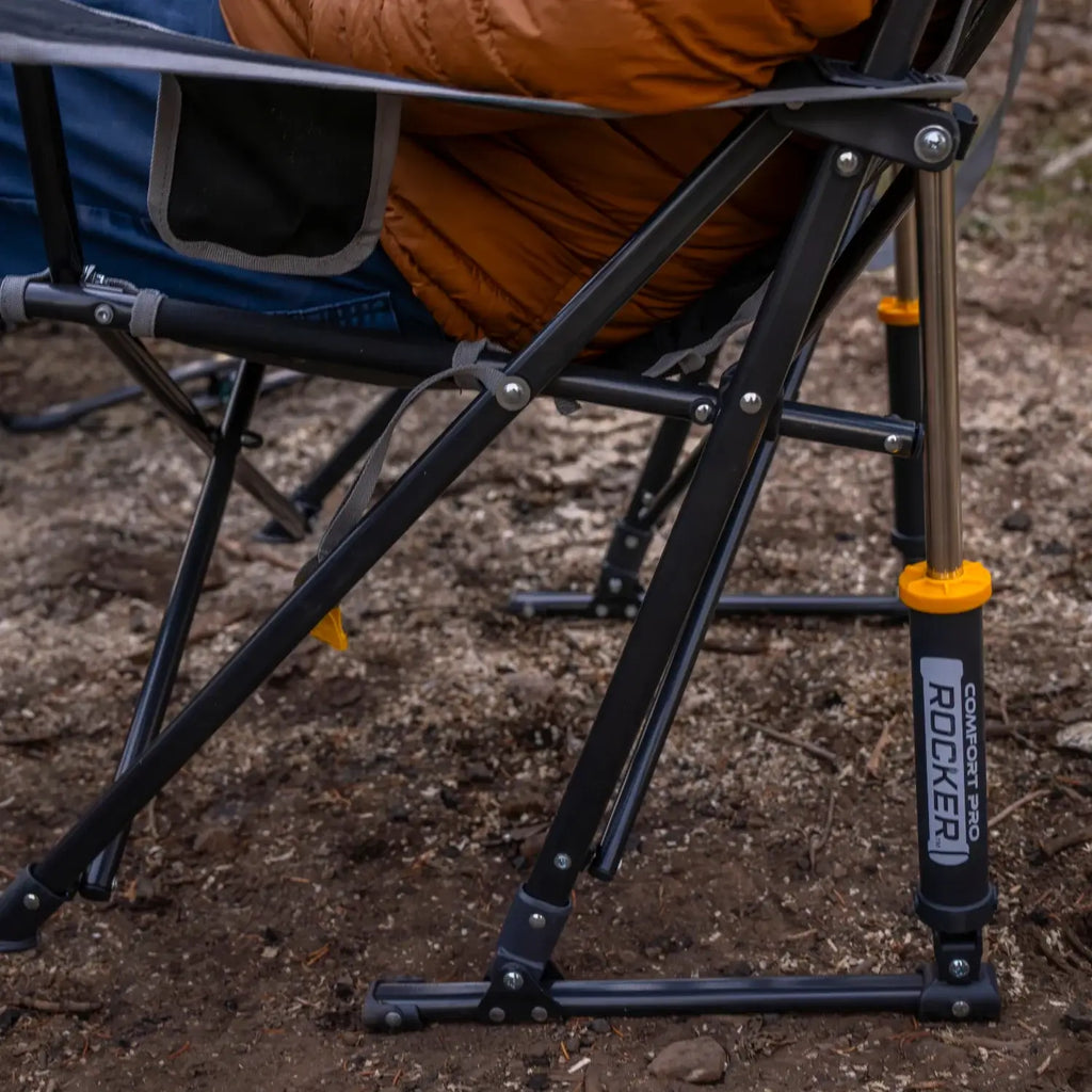 Premium All-Weather Comfort Pro Rocker - Choice 375 - RoadTrip Rocker Smooth Motion Camp Chair Detail