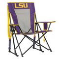 Premium All-Weather College Comfort Pro Rocker - LSU Tigers - Choice 880 - Freestyle Rocker Portable Outdoor Folding Chair - Default Title