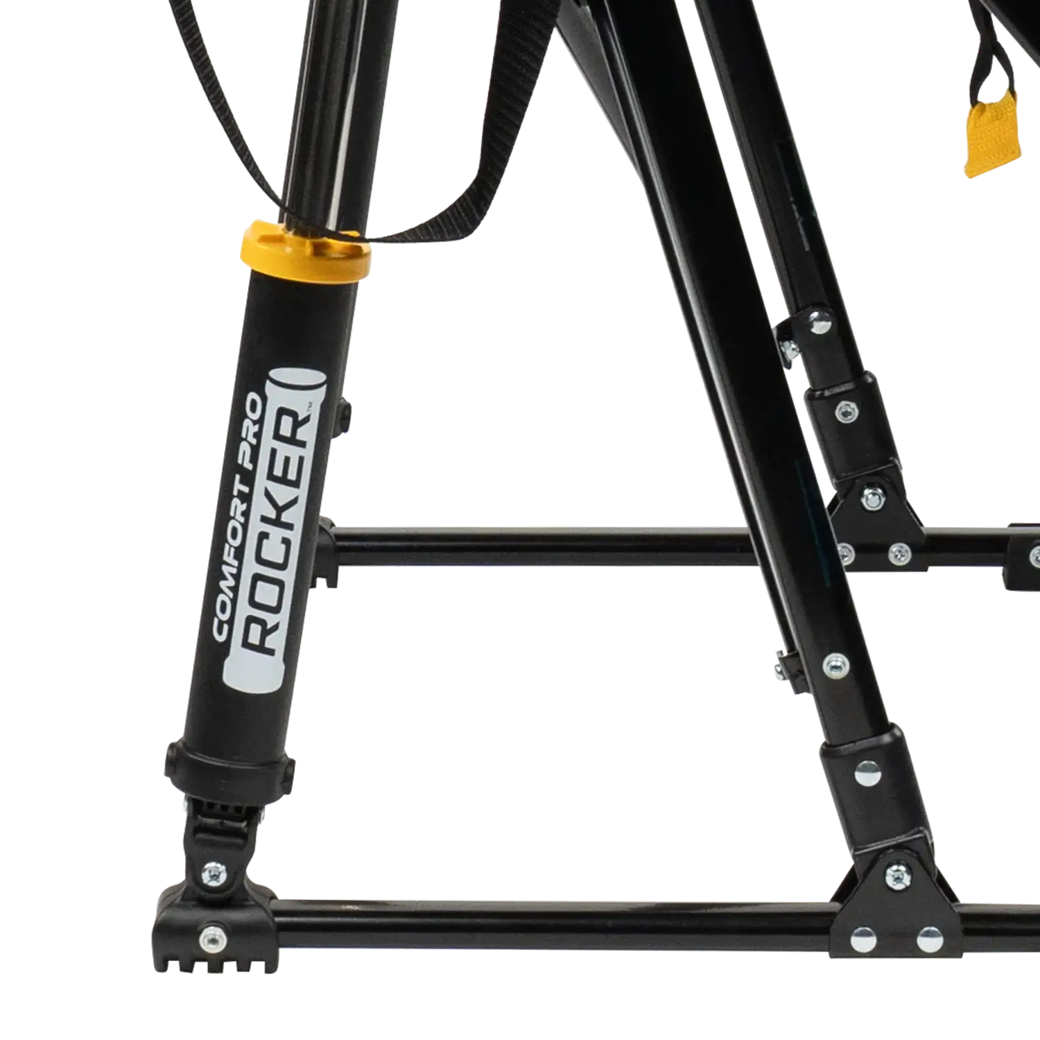 Premium All-Weather College Comfort Pro Rocker - USC Trojans - Choice 856 - Heavy-Duty Kickback Rocker with Beverage Holder Detail