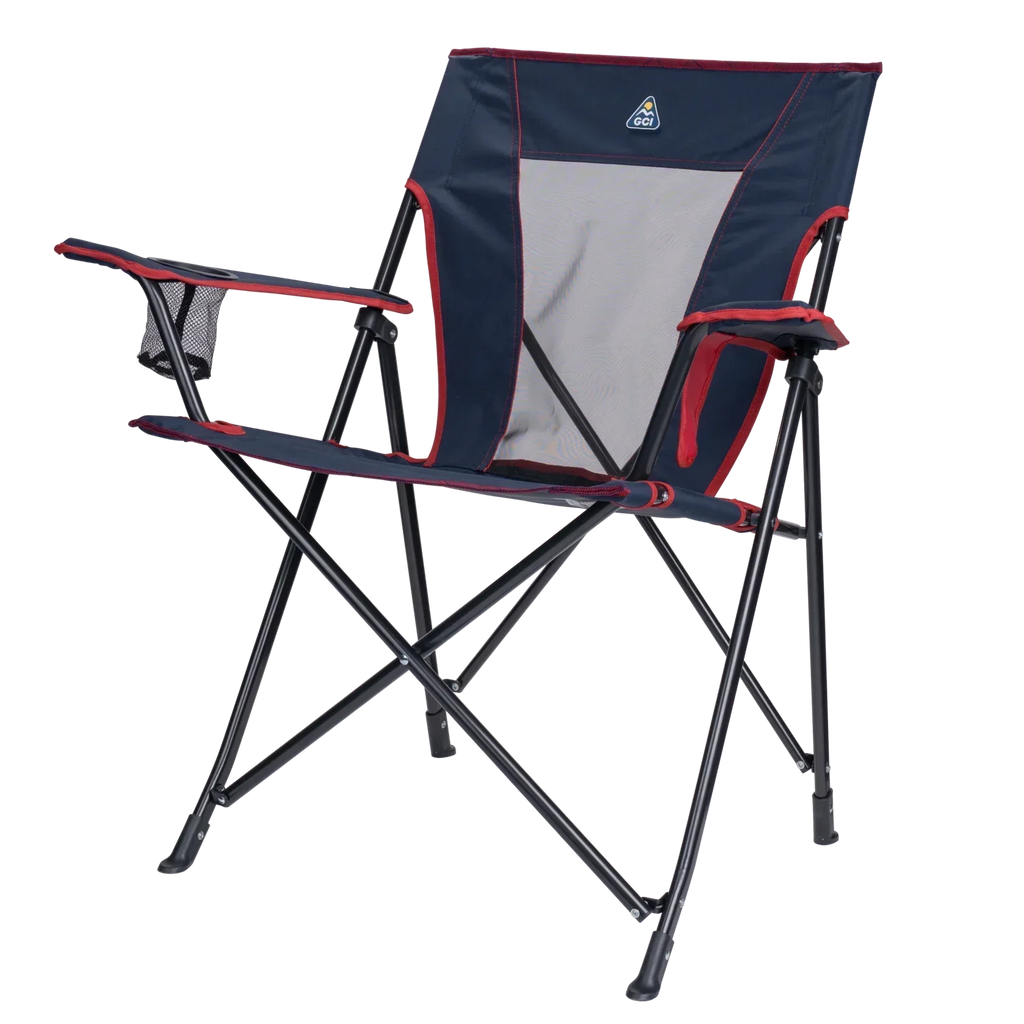 Micro-Folding Comfort Quad Chair - Choice 989 - Pico Compact Folding Camp Chair with Carry Bag Detail