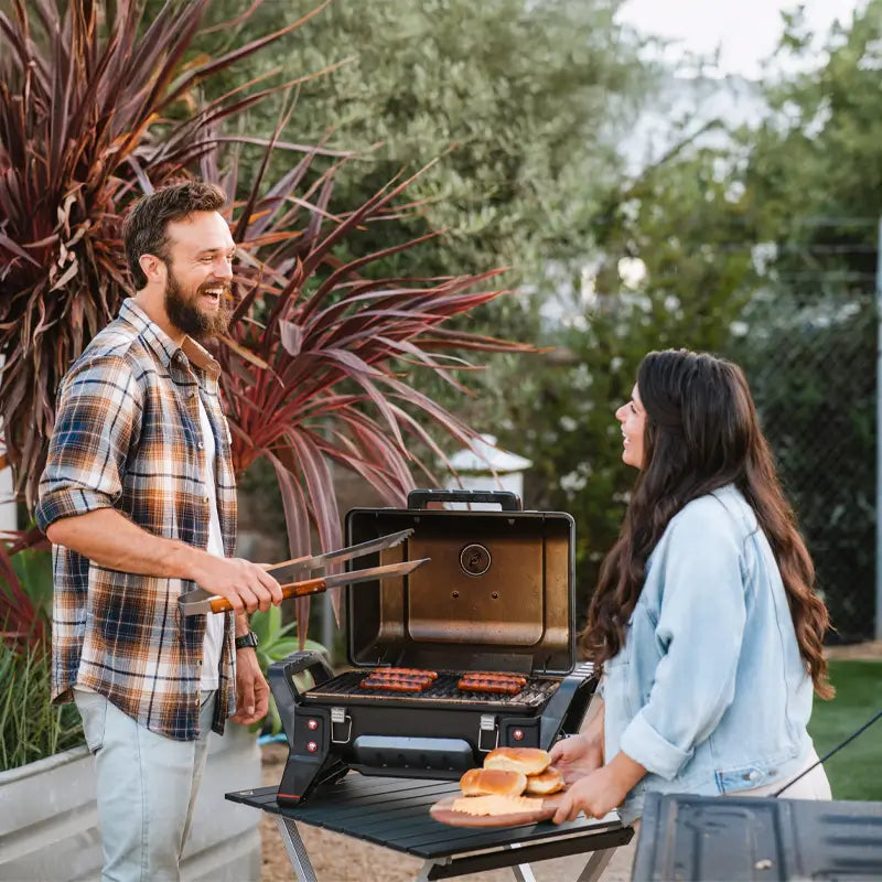 Heavy-Duty Grilling Compact Camp Table 25 - Choice 214 - Portable Camping Table with Heat-Resistant Countertop Detail