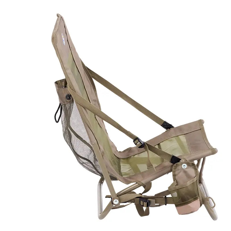 Reclining Beach Everywhere Chair 2 - Choice 656 - Portable Heavy-Duty Low Boy Chair for Ocean Side Detail