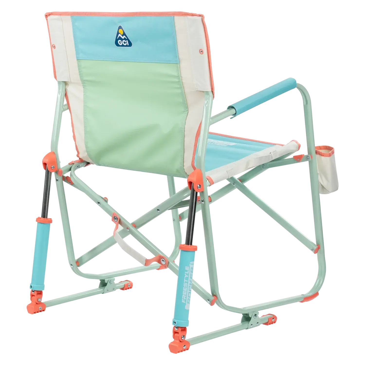 Patented Spring-Action Freestyle Rocker - Choice 711 - Freestyle Rocker Portable Outdoor Folding Chair Detail
