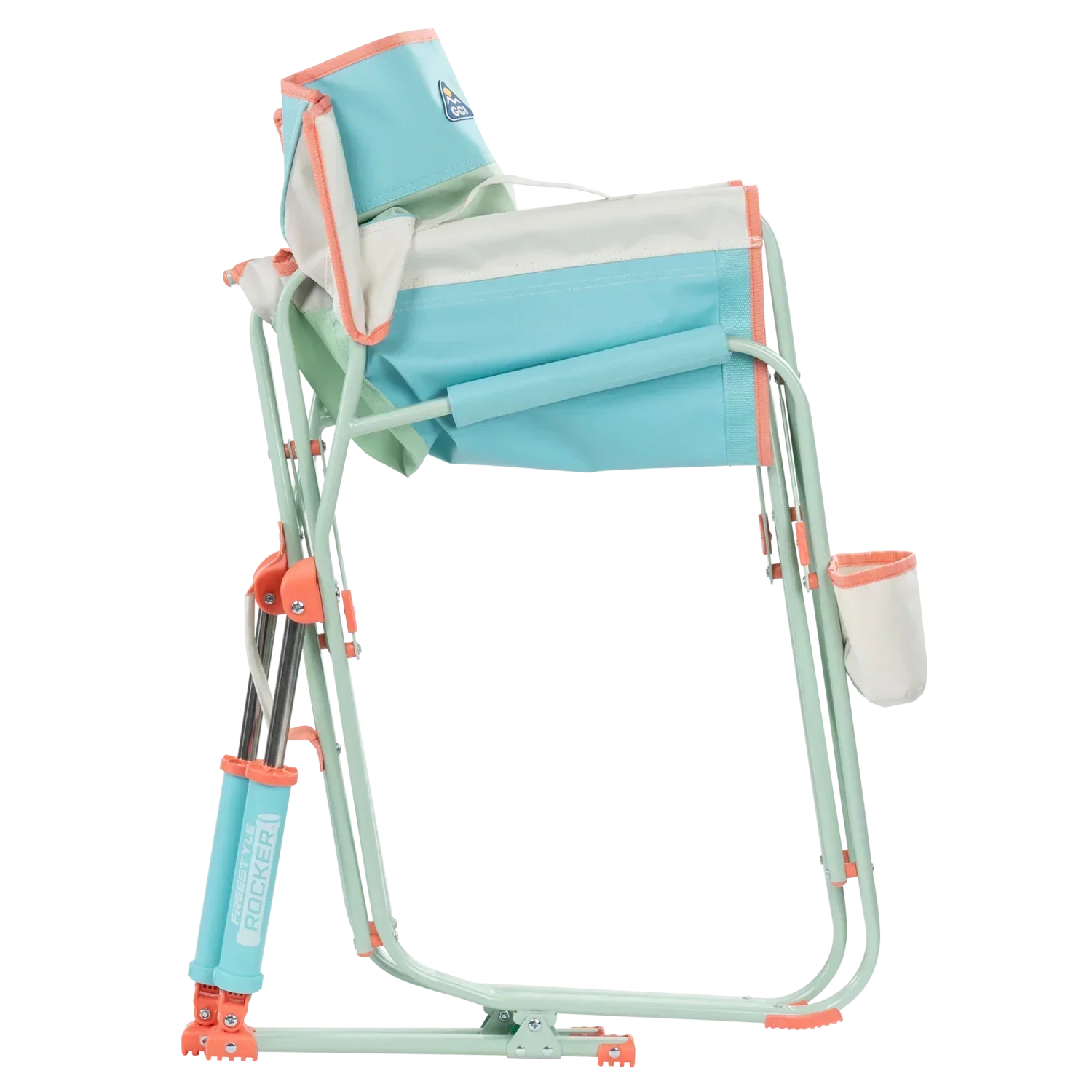 Patented Spring-Action Freestyle Rocker - Choice 711 - Freestyle Rocker Portable Outdoor Folding Chair Detail