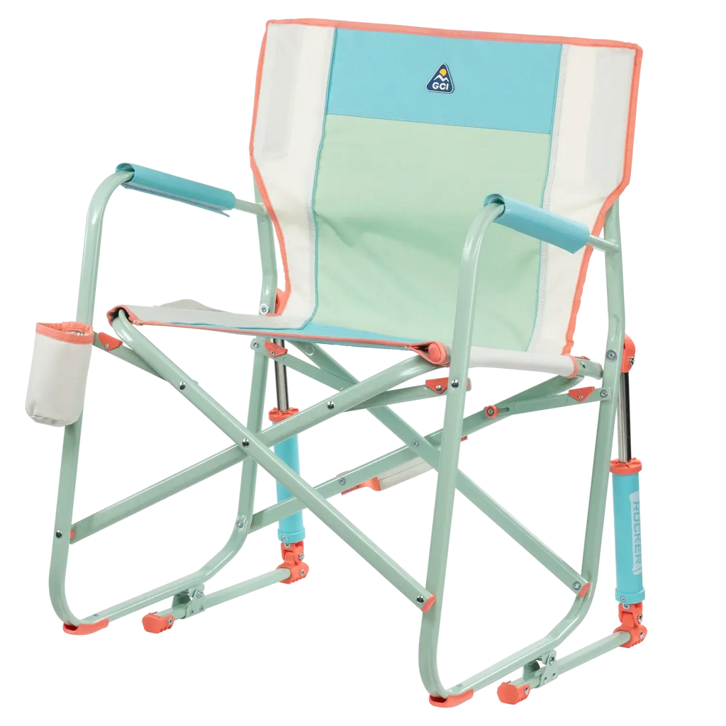 Patented Spring-Action Freestyle Rocker - Choice 711 - Freestyle Rocker Portable Outdoor Folding Chair Detail