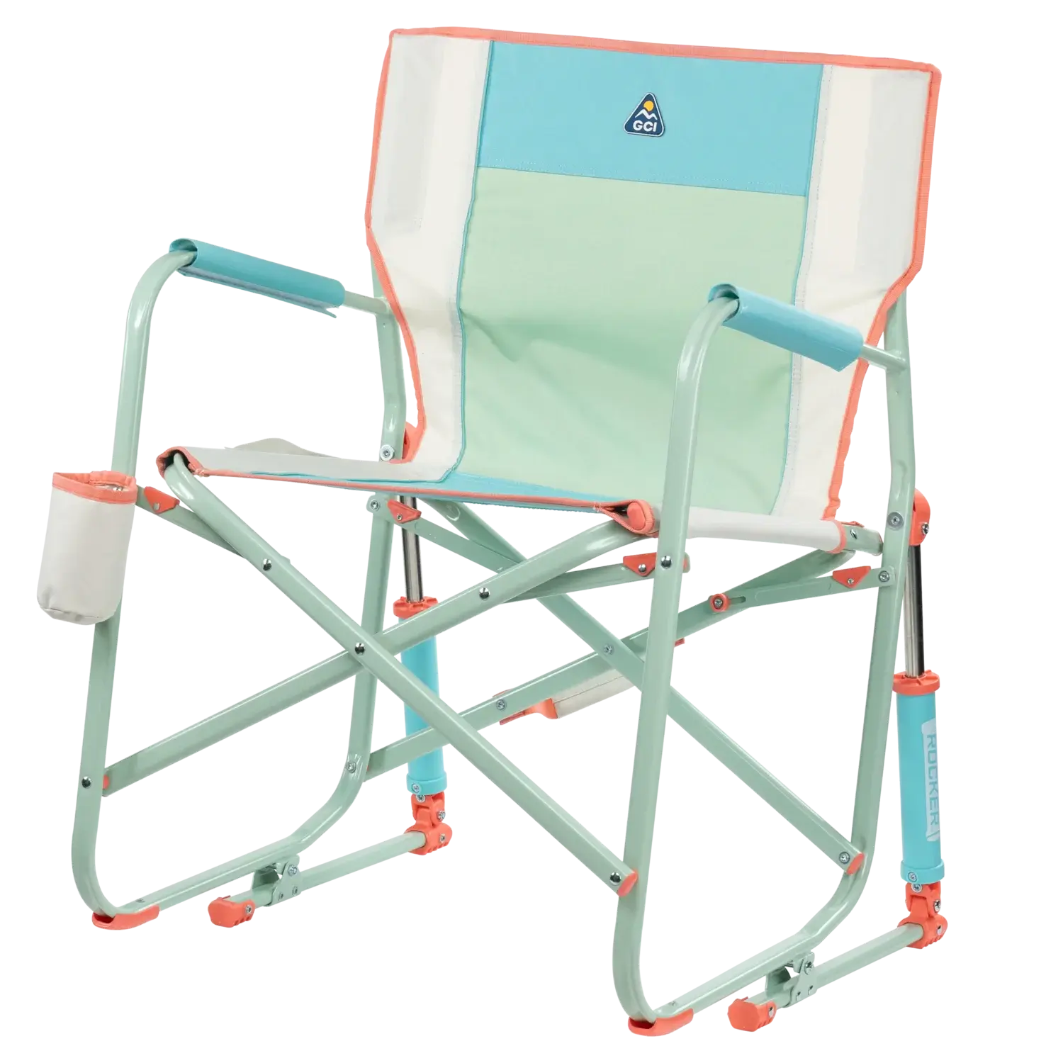 Patented Spring-Action Freestyle Rocker - Choice 711 - Freestyle Rocker Portable Outdoor Folding Chair Detail