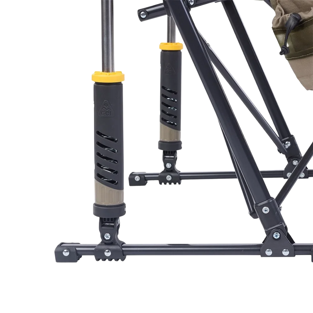 Luxury Camp Pod Rocker Elite - Choice 832 - Patented Spring-Action Rocking Chair for Camping Detail