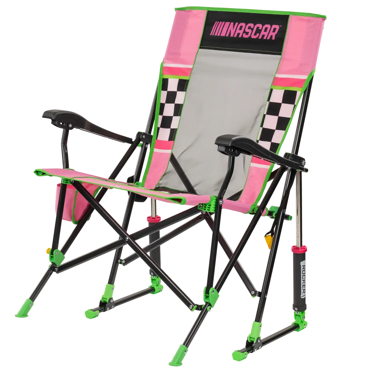 Smooth Motion RoadTrip Rocker - NASCAR For Her - Choice 560 - RoadTrip Rocker Smooth Motion Camp Chair Detail
