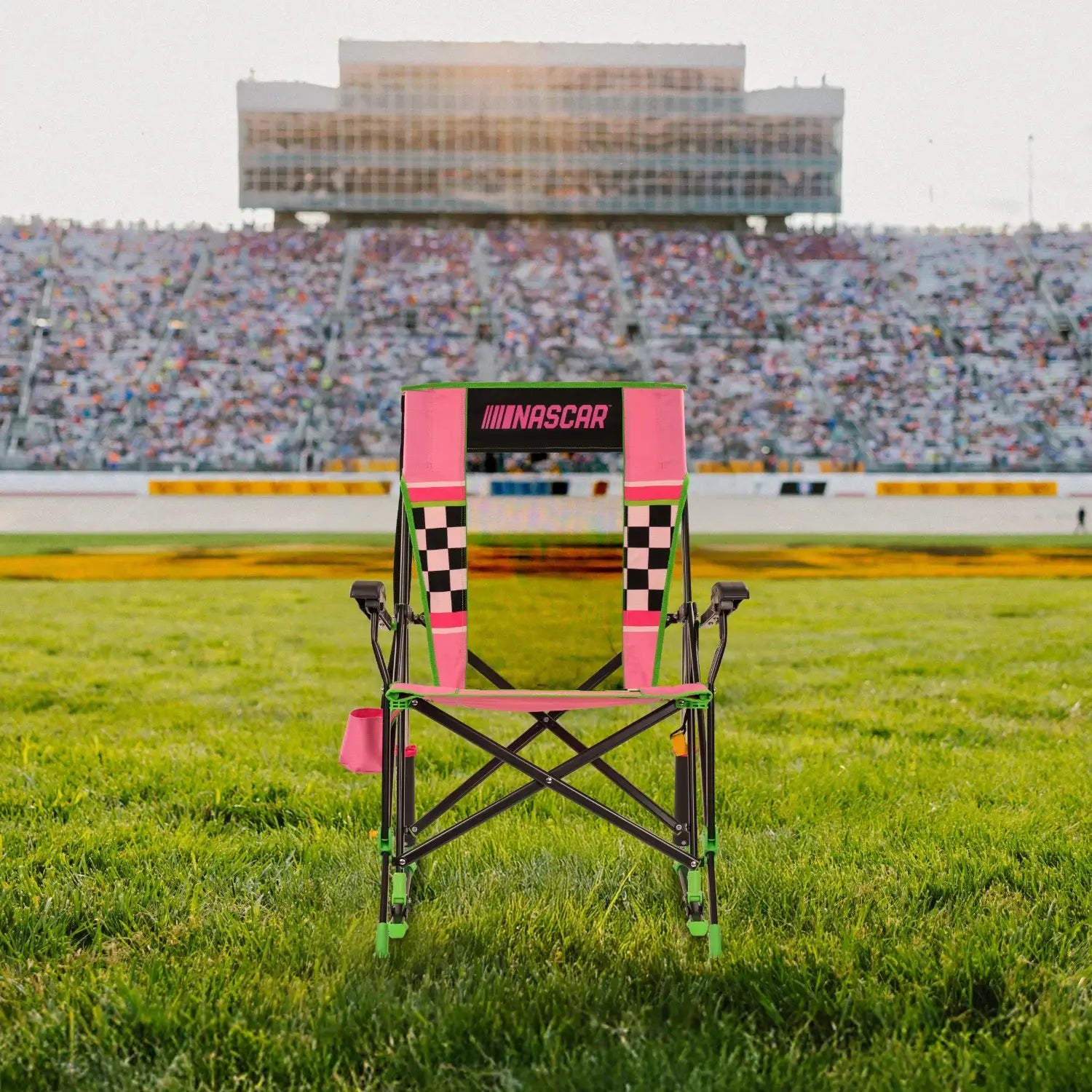 Smooth Motion RoadTrip Rocker - NASCAR For Her - Choice 560 - RoadTrip Rocker Smooth Motion Camp Chair Detail