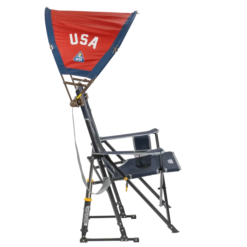 Instant Pop-Up SunShade Accessory - USA Anniversary Deluxe - Choice 917 - Instant Sunshade Umbrella for Tailgating Detail