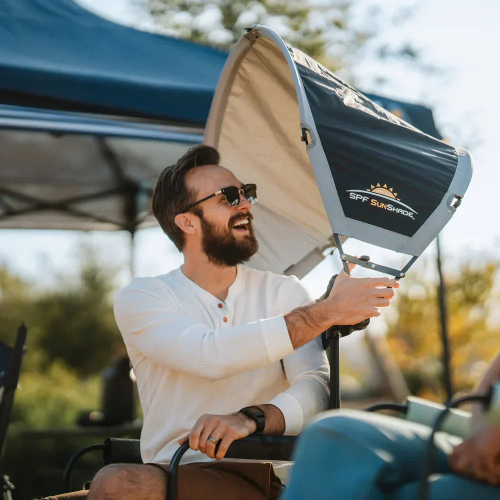 Premium All-Weather SunShade Accessory - Choice 361 - Portable Beach Canopy with Adjustable Shade Angle Detail